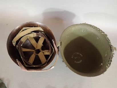 Casque français modèle 51. Coque en acier...