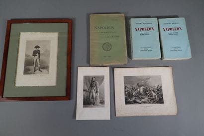 Napoléon 1er. Lot comprenant 3 gravures:...