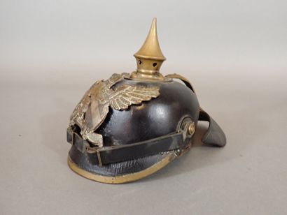Casque à pointe Badois modèle 1895. Bombe...