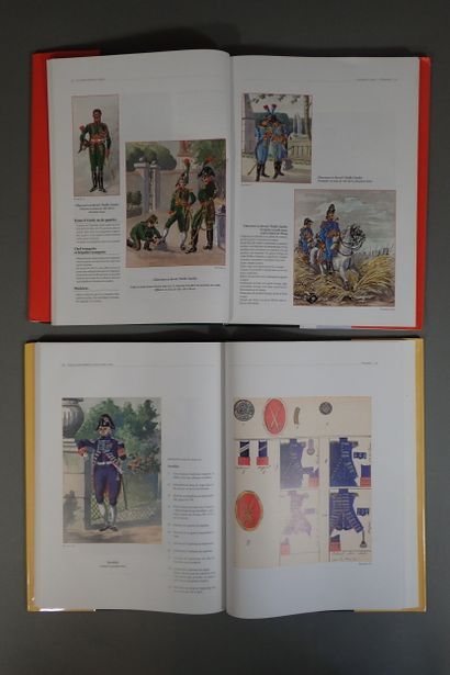 Deux livres. « Splendeur des uniformes de...