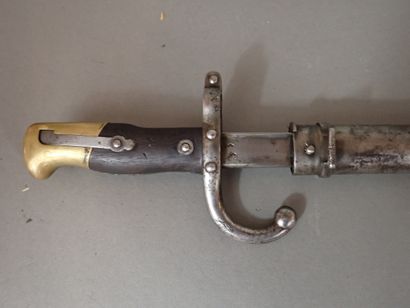 Baïonnette Gras modèle 1874. Lame marquée...