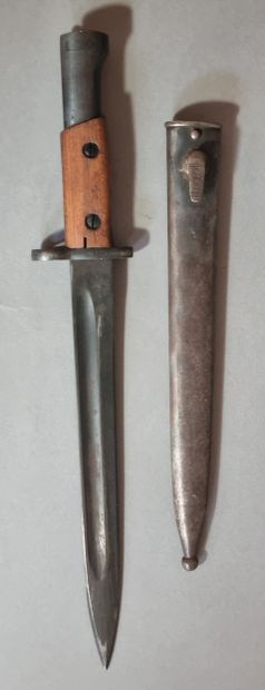 Baïonnette belge type 1924 Export. Avec un...