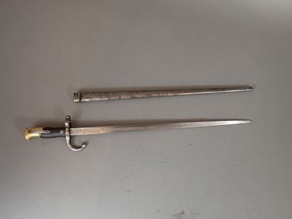 Baïonnette Gras modèle 1874. Lame marquée...