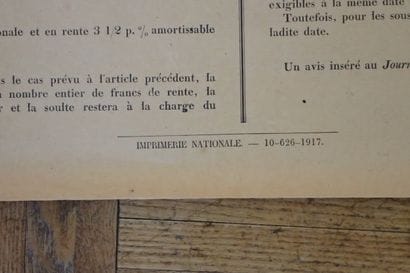 Deux affiches d’emprunt: «L’Aisne dévastée»...