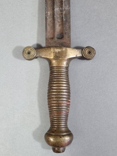 Glaive mod 1831, belle lame à dos et contre...