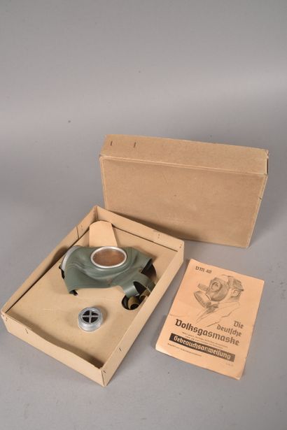 All- Masque à gaz « Volksgasmaske» DM 40...