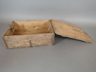 Caisse à munitions allemande en bois, pour...