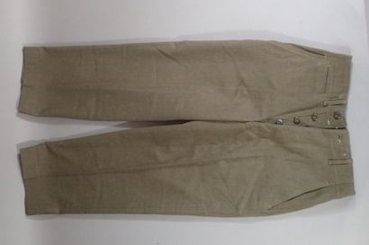Pantalon de service type US 1945 en sergé...
