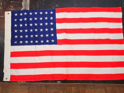 Drapeau américain en coton, 48 étoiles. 90...