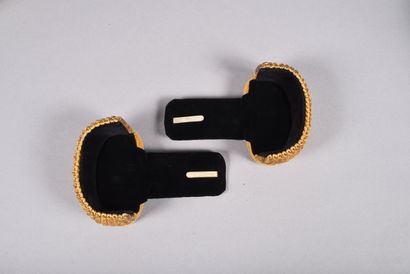 Paire d'épaulettes d'officier supérieur en...