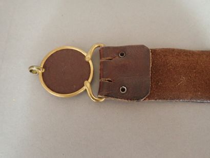Ceinturon de grande tenue d’officier de l’intendance....