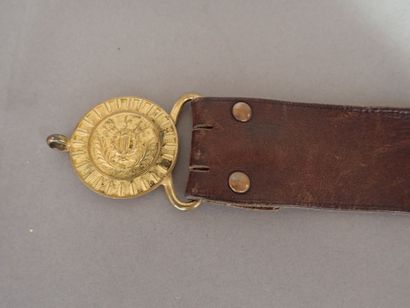 Ceinturon de grande tenue d’officier de l’intendance....