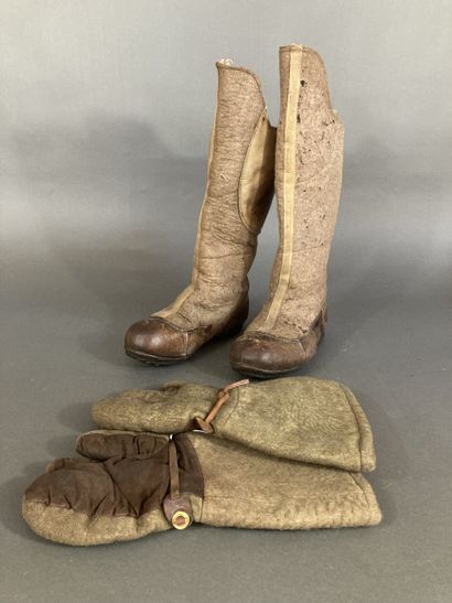 Gants d’hiver japonais 2e guerre mondiale...