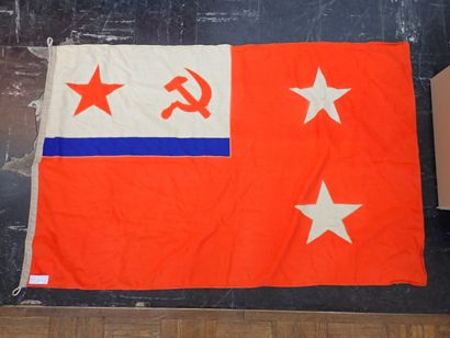 Drapeau de la marine soviétique pour Commandant...