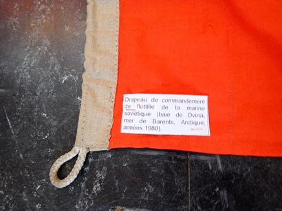 Drapeau de la marine soviétique pour Commandant...