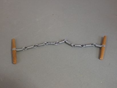 Poucette de gendarme en acier. Sans cadenas....