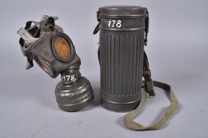 All-Masque à gaz M-30 en toile caoutchoutée,...