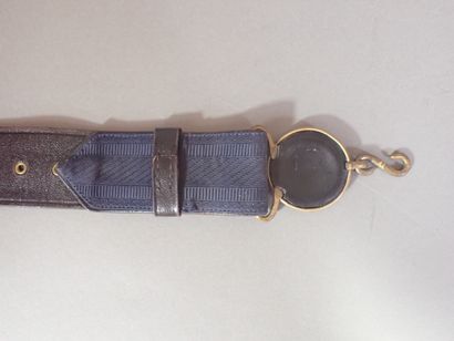 Ceinturon de grande tenue d’officier, à boucles...
