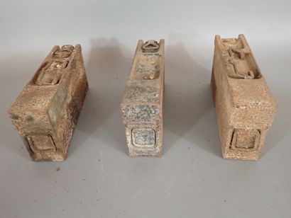 Lot de 3 caisses à munitions allemandes pour...
