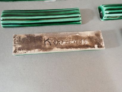 Ensemble en céramique verte comprenant :...