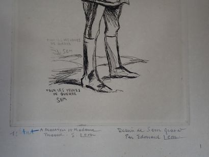 [MILITARIA] Lot d' estampes comprenant :
-...