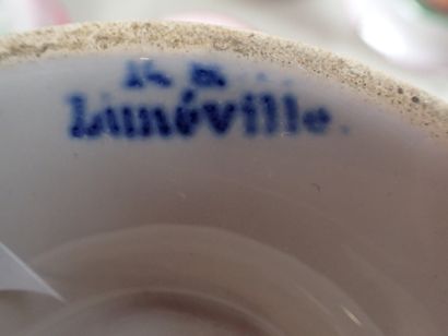 FAIENCE DE L'EST (Luneville et divers), lot...