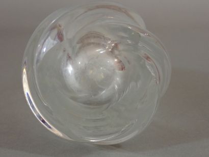 SAINT-LOUIS, Vase soliflore en cristal de...