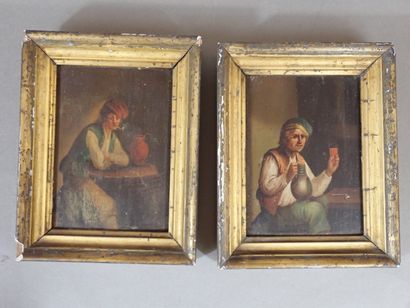 Ecole du XIXe siècle, d'après David Teniers,...