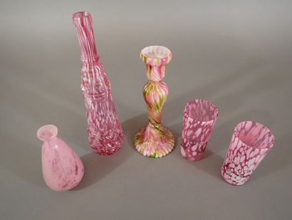 CLICHY, dans le goût de. Ensemble en verre...