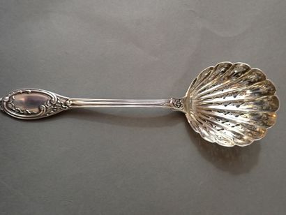 Cuillère à saupoudrer en argent, le cuilleron...