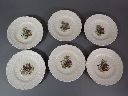 SPODE - COPELAND. Ensemble de six assiettes...