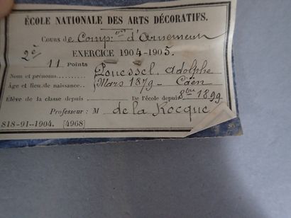 Adolphe Jules POUESSEL (Caen 1867 - ?). 