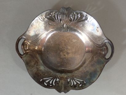 GALLIA, Coupe en métal argenté de style Art...