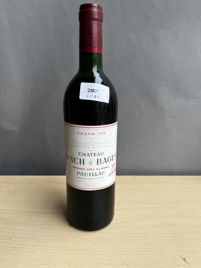 1 bouteille Château Lynch Bages 1985 Pauillac,...