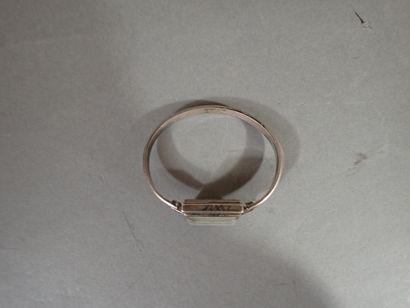 AZUR, Montre de dame en argent, le cadran...