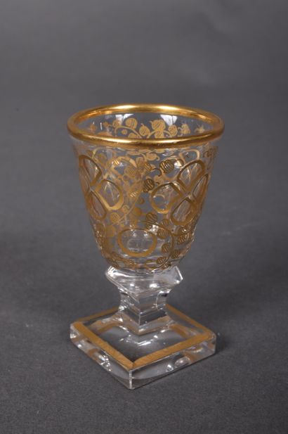 BACCARAT, attribué à. Partie de service de...
