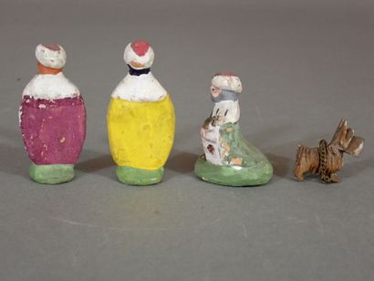 Eléments de Santons de Crèche en céramique...