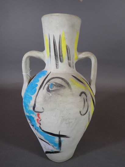 Ecole du Xxe siècle, Vase à anses en terre...