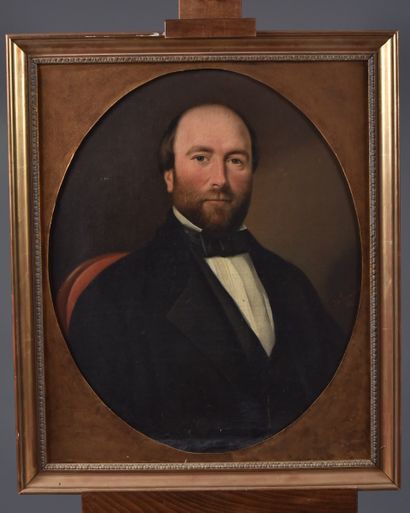 Jules de FRESSINIAT (1820-?). Portrait de...