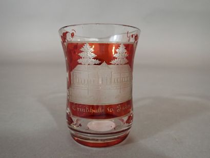 CRISTAL DE BOHEME, Petite tasse en cristal...