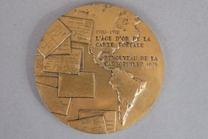 FREMONDIERE. Médaille en bronze commémorative...