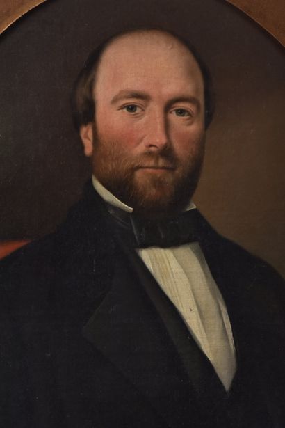 Jules de FRESSINIAT (1820-?). Portrait de...
