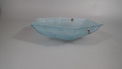 Vasque de suspension hexagonale en verre...