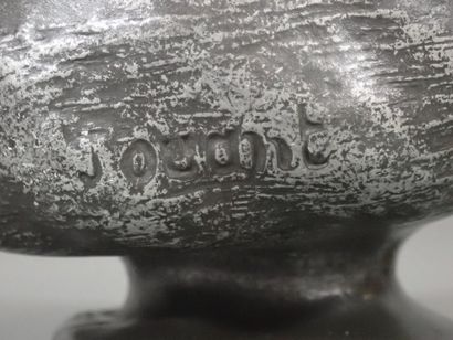 Jules JOUANT (1863-1921), Vase en étain de...