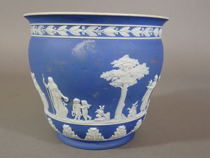 WEDGWOOD. Cache-pot en biscuit dit jasperware,...