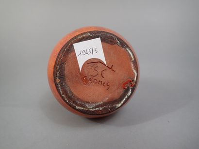 SC CANNES. Vase en céramique de forme balustre...