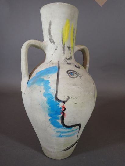Ecole du Xxe siècle, Vase à anses en terre...