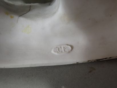 SEVRES, dans la goût de, Groupe en biscuit...