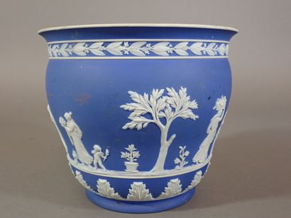 WEDGWOOD. Cache-pot en biscuit dit jasperware,...
