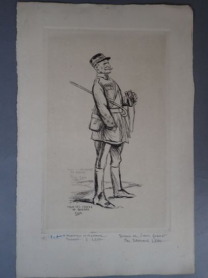 [MILITARIA] Lot d' estampes comprenant :
-...